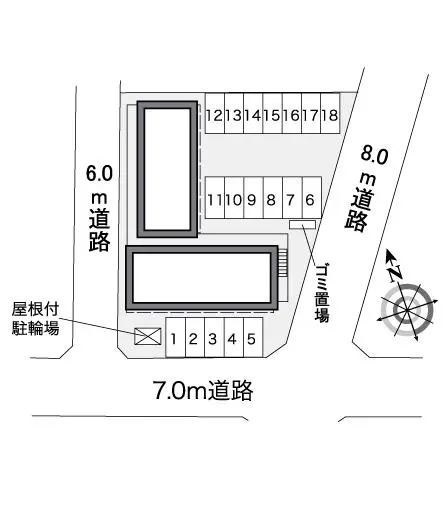 千歳市青葉３丁目 月極駐車場